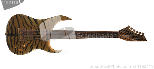Image of no capelectric guitar tiger 