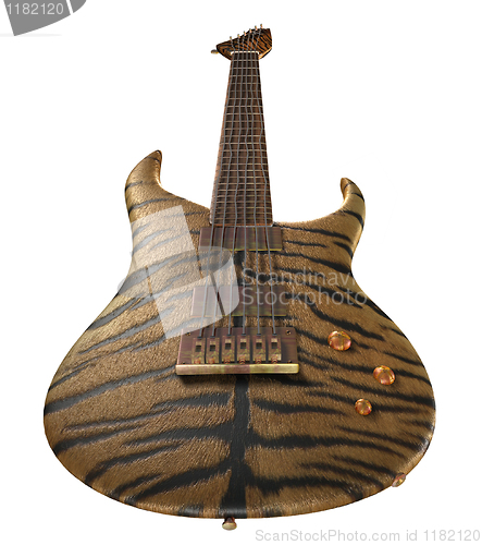 Image of electric guitar tiger 