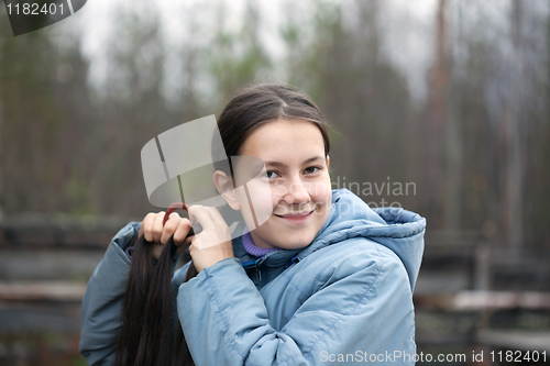 Image of Girl cornrow