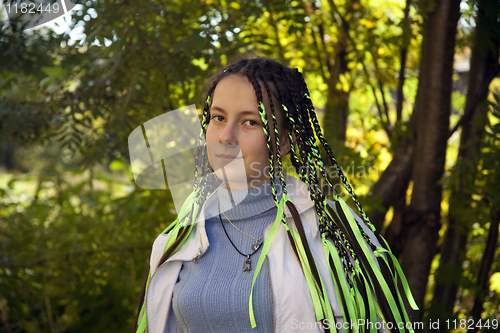 Image of girl with pigtails