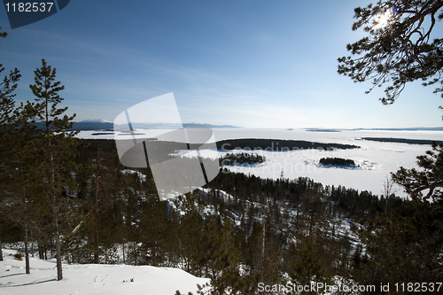 Image of Winter landscape in mountains