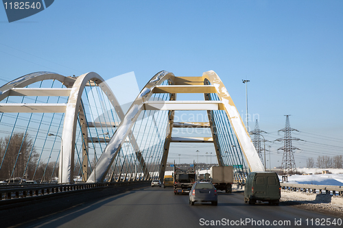 Image of A modern highway bridge