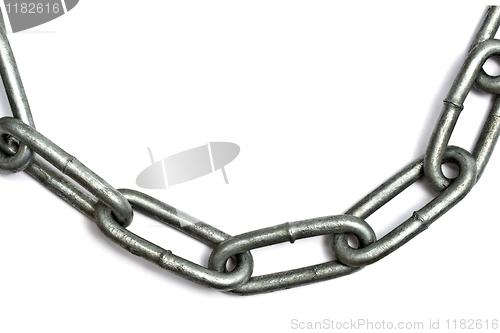 Image of Chains isolated on white 