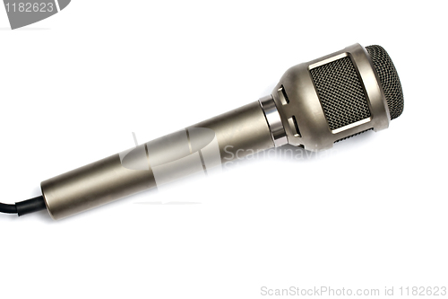 Image of Microphone isolated on white 