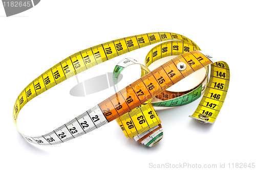 Image of Colorful tape measure 