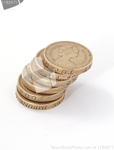 Image of British, UK, pound coins