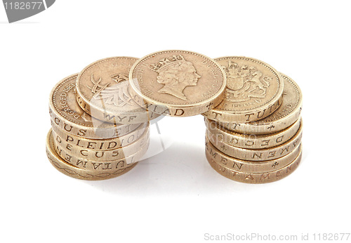 Image of British, UK, pound coins