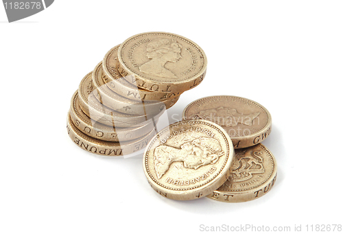 Image of British, UK, pound coins