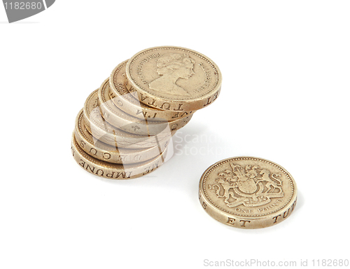 Image of British, UK, pound coins