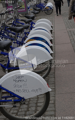 Image of city bikes