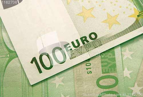 Image of euro money background