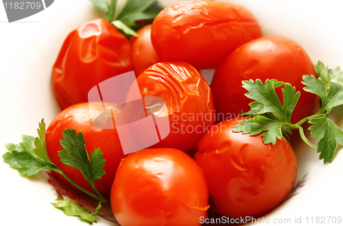 Image of salted tomatoes 