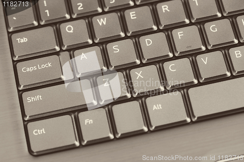 Image of laptop keyboard