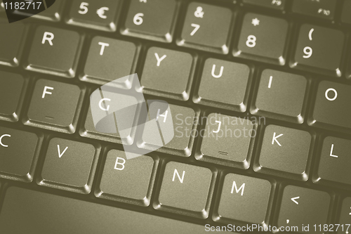 Image of laptop keyboard