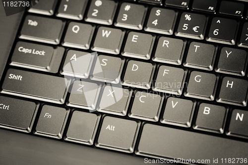 Image of laptop keyboard