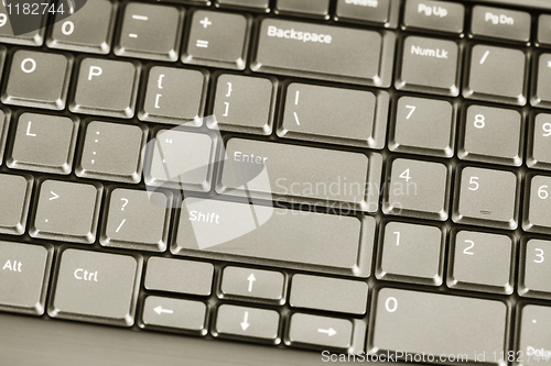 Image of laptop keyboard