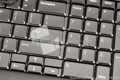 Image of laptop keyboard