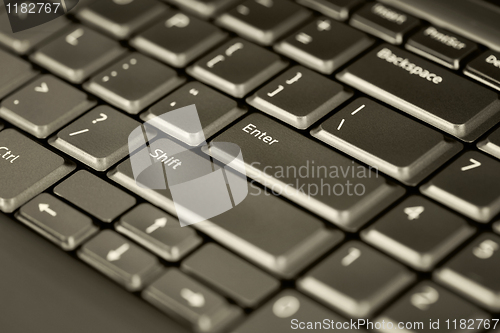 Image of laptop keyboard