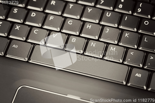 Image of laptop keyboard