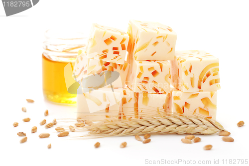 Image of wheat and honey soap