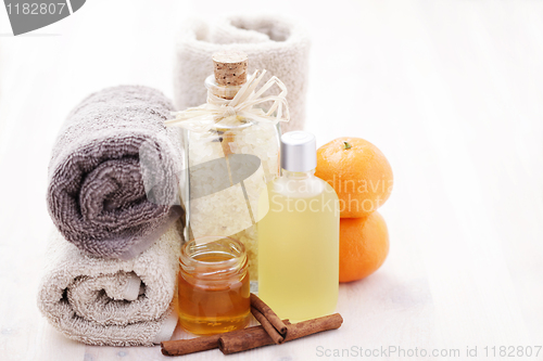 Image of spa items