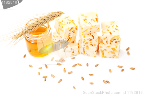 Image of wheat and honey soap