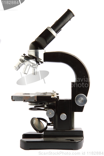 Image of old microscope