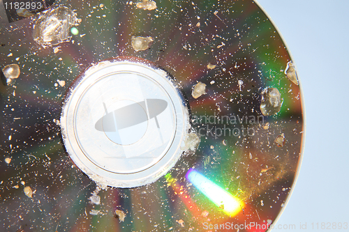 Image of damaged CD 