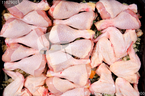 Image of raw chicken legs 