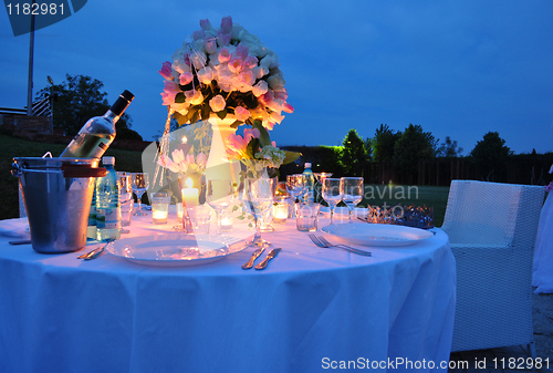 Image of Romantic Outdoor Dinner