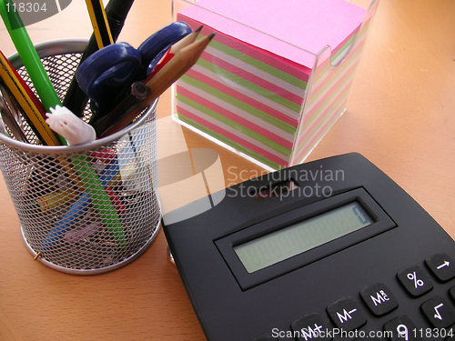 Image of desk items for the office