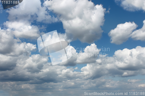 Image of Cloudscape. White clouds