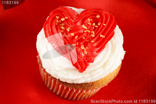 Image of Valentine's day cupcake