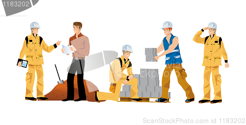 Image of Building Workers