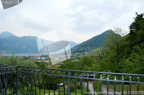 Image of Lake Iseo Italy Water view 