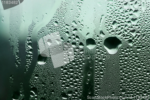 Image of natural water drop texture