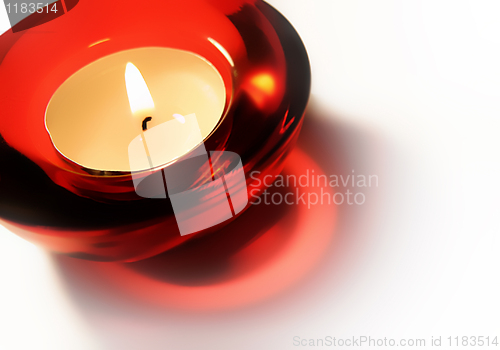 Image of burning candle