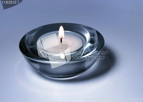 Image of burning candle