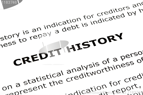 Image of Credit History