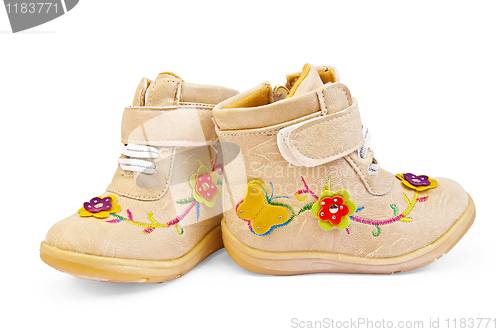 Image of Beige Children's boots