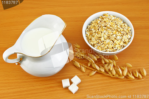 Image of Ingredients for oatmeal