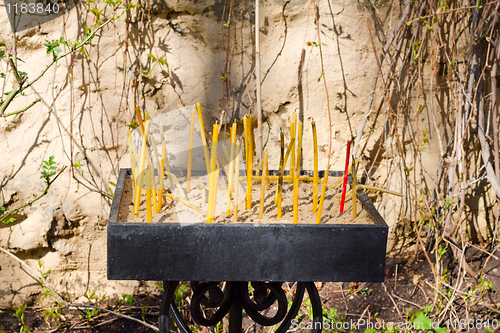 Image of Sacrament commemoration candles