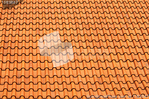 Image of tiles roof background