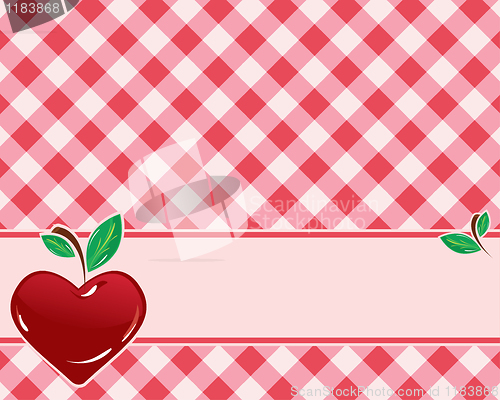 Image of checkered background in red tones