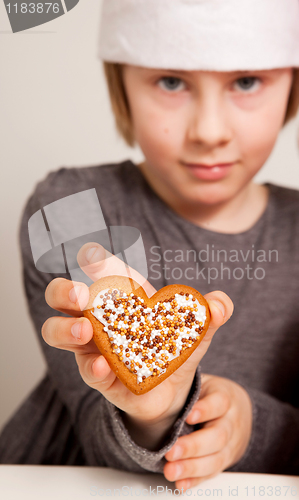 Image of Decorated Christmas gingerbread