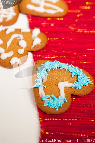 Image of Decorated Christmas gingerbread