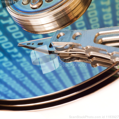 Image of hard drive internals