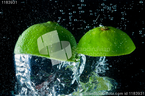 Image of fruit splash