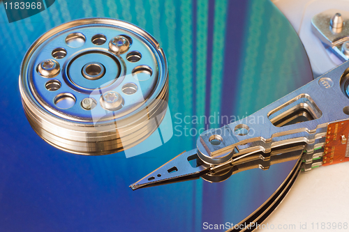 Image of hard drive internals