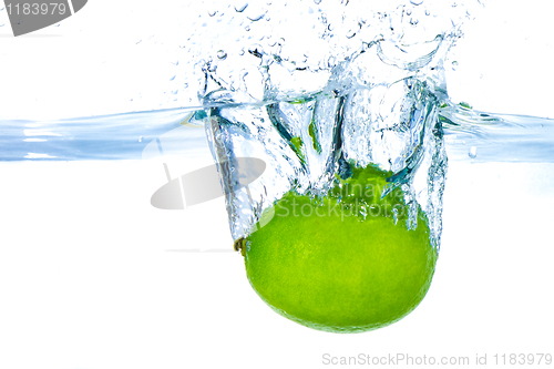 Image of lime splashing